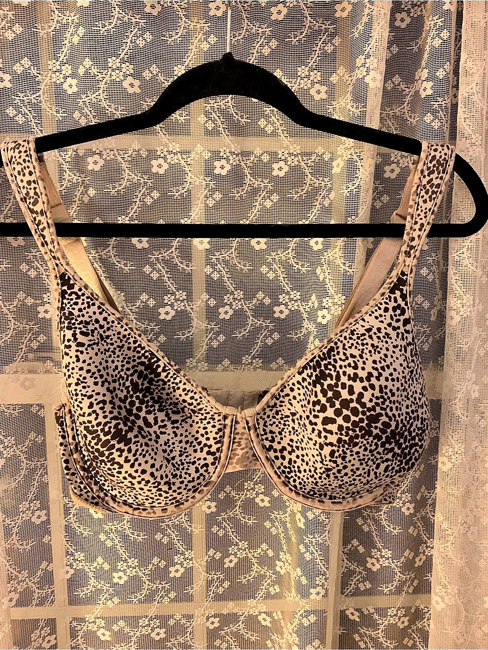 Animal Print Bra in Brown